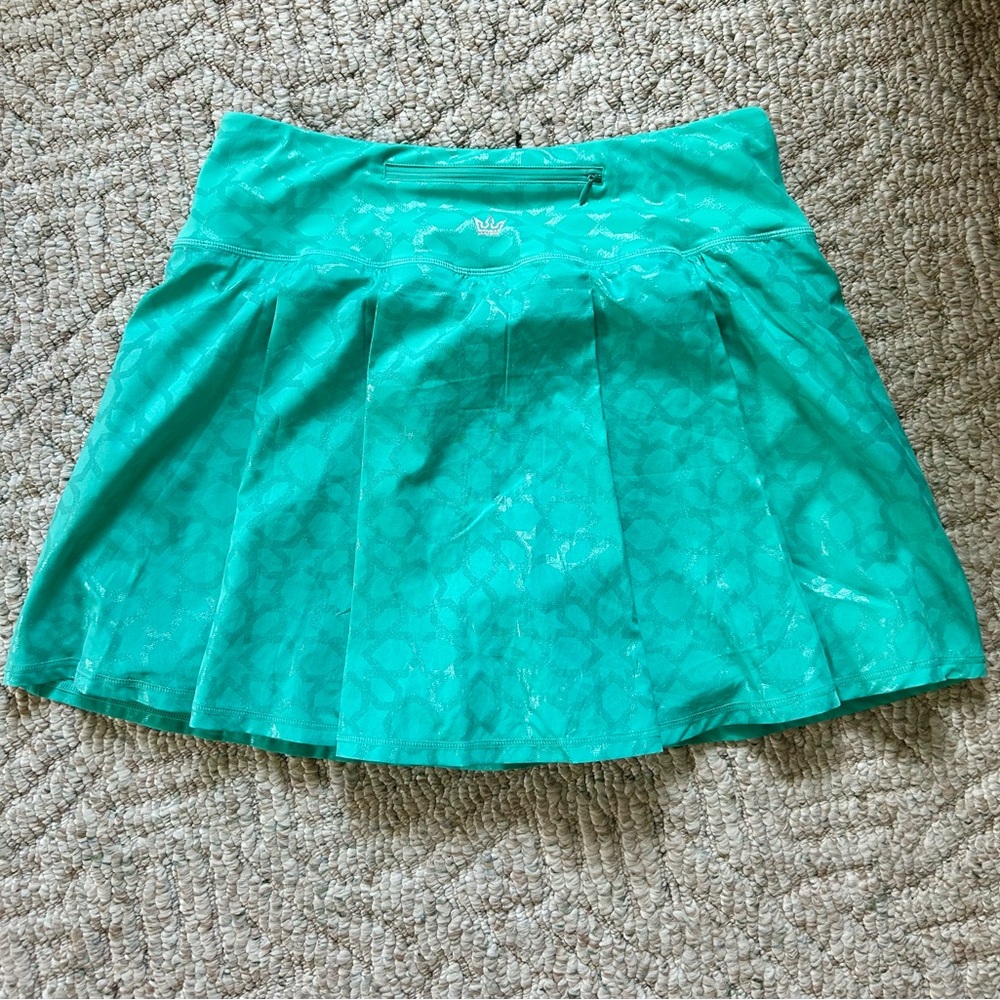 Crowned Athletics Arabian Nights Teal Athletics Skort